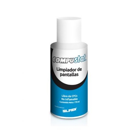 LIMPIADOR ANTIESTATICO SILIMEX COMPUSTAT,LCD,TFT,AZUL,170ML