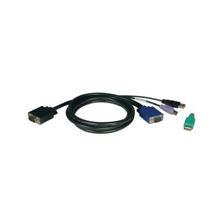 Tripp Lite Juego Cables USB/PS2 para KVM Serie B042 1.83 m 1 x HD-15