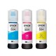 KIT BOTELLAS DE TINTA EPSON T504 3 COLORES CMY