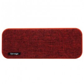 BOCINA BLUETOOTH VORAGO BSP-150-RD / mSD / USB / 3.5MM TELA ROJO
