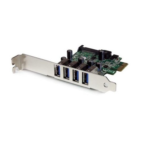 TARJETA PCI EXPRESS 4 PUERTOS  USB 3.0  SATA  STARTECH PEXUSB3S4V