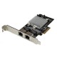 TARJETA DE RED GIGABIT 2PTOS RJ45 CHIPINTEL I350  STARTECH ST2000SPEXI