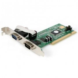 TARJETA  PCI 2  PUERTOS SERIAL DB9 UART 16550 RS232  STARTECH PCI2S550