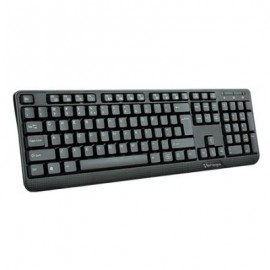 TECLADO VORAGO KB-102 MULTIMEDIA USB NEGRO