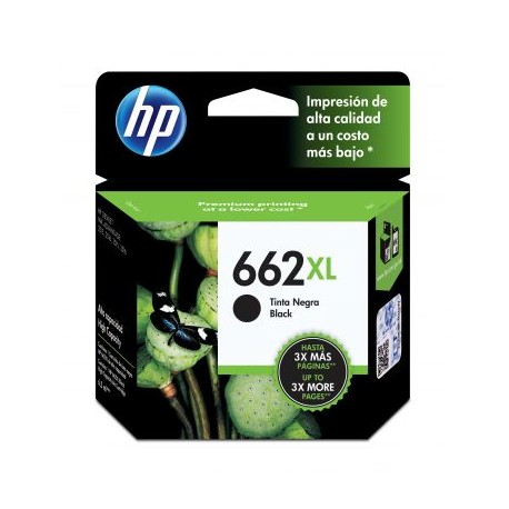 CARTUCHO HP 662 XL NEGRO PARA 2515