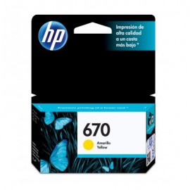 CARTUCHO HP 670 AMARILLO PARA 4615/3525/4625/5525 (CZ116AL)