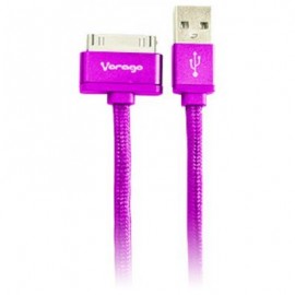 CABLE VORAGO CAB-118 USB-APPLE DOCK 1 METRO ROSA BOLSA