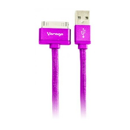 CABLE VORAGO CAB-118 USB-APPLE DOCK 1 METRO ROSA BOLSA
