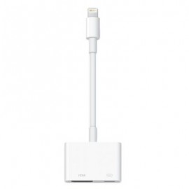 ADAPTADOR LIGHTNING A AV DIGITAL APPLE, HDMI, BLANCO MD826AM/A