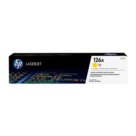 TONER HP 126A AMARILLO PARA M175NW MFP/M275MFP/CP1025NW (CE312A)