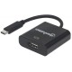 ADAPTADOR MANHATTAN USB-C 3.1 MACHO A HDMI HEMBRA NEGRO 151788