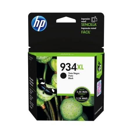 CARTUCHO HP 934XL NEGRO 1,000 PAGS P/OJ PRO 6830/6230 (C2P23AL)