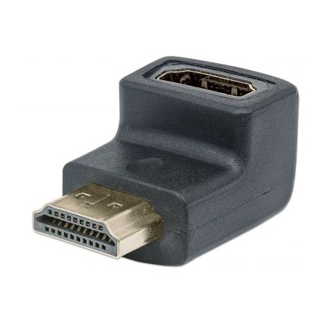 MANHATTAN ADAPTADOR HDMI MACHO A HDMI HEMBRA NEGRO 353519