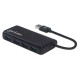 CONECTOR MULTIPLE INTELLINET DE 4 PUERTOS USB 3.2 GEN 1