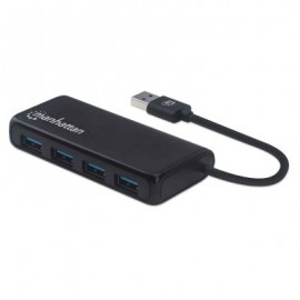 CONECTOR MULTIPLE INTELLINET DE 4 PUERTOS USB 3.2 GEN 1