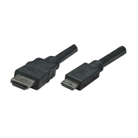 CABLE VIDEO HDMI MANHATTAN 1.3 M-MINI M  1.8M BOLSA 304955