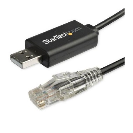 CABLE ADAPTADOR USB A RJ45 STARTECH 1.8M CONSOLA CISCO ICUSBROLLOVR