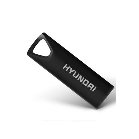 MEMORIA USB HYUNDAI BRAVO DELUXE 16GB METAL NEGRO METAL U2BK/16GAB