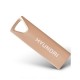 MEMORIA USB HYUNDAI BRAVO DELUXE 16GB METAL ROSA U2BK/16GARG