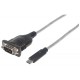 CABLE ADAPTADOR MANHATTAN USB-C A DB9 RS232 45CM 151566