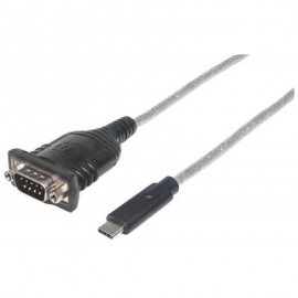 CABLE ADAPTADOR MANHATTAN USB-C A DB9 RS232 45CM 151566