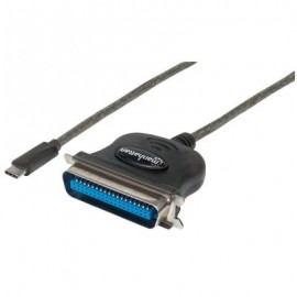 CABLE ADAPTADOR MANHATTAN USB-C A PARALELO CENTRONICS 1.0M 152525