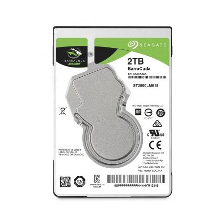 DISCO DURO INTERNO SEAGATE ST2000LM015 2T 2.5" 5400RPM 7mm SATA3 BULK