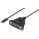 CABLE ADAPTADOR MANHATTAN USB-C A PARALELO DB25 1.0M 152518
