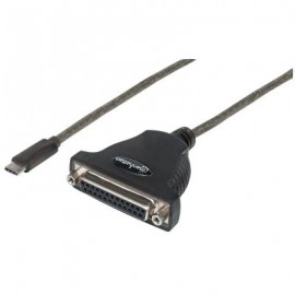 CABLE ADAPTADOR MANHATTAN USB-C A PARALELO DB25 1.0M 152518