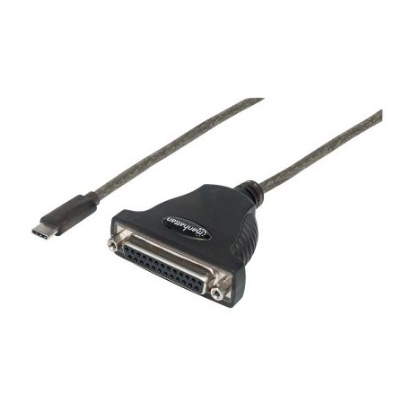 CABLE ADAPTADOR MANHATTAN USB-C A PARALELO DB25 1.0M 152518