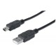 CABLE MANHATTAN USB A MACHO - MINI B MACHO 1.8M NEGRO 333375