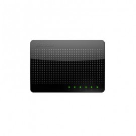 SWITCH GIGABIT TENDA SG105 NEGRO 5 PUERTOS CAT5 CAT5E RJ-45