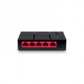 MINI SWITCH MERCUSYS MS105G NEGRO 5 PUERTOS RJ-45