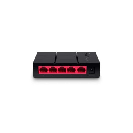 MINI SWITCH MERCUSYS MS105G NEGRO 5 PUERTOS RJ-45