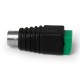 CONECTOR QIAN QAY-60305 CAT5-CAT6 UTP AUDIO / RCA HEMBRA / VIDEO