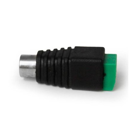 CONECTOR QIAN QAY-60305 CAT5-CAT6 UTP AUDIO / RCA HEMBRA / VIDEO