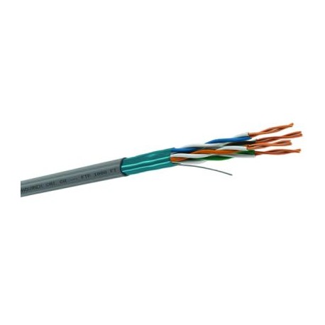 CABLE FTP, CAT. 5E, 4 PARES 24 AWG, CM AZUL, BOBINA 305 MTS(664445-15)