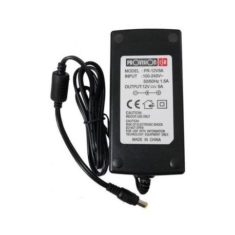FUENTE DE PODER PARA CAMARA PROVISION ISR 100 - 240V COLOR NEGRO