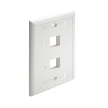 PLACA DE PARED TRIPP LITE 4 PUERTOS RJ-45 BLANCO N042-001-WH
