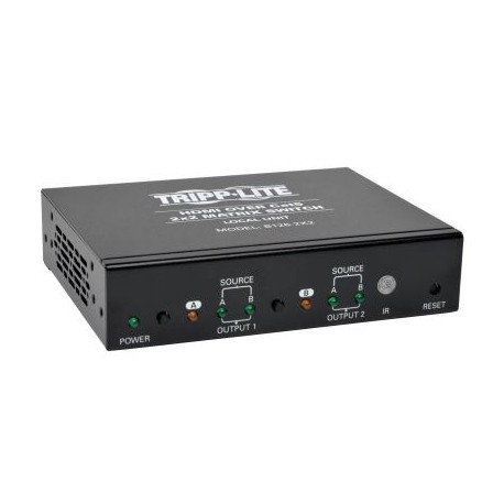 SWITCH DIVISOR DE MATRIZ TRIPP LITE 2X2 HDMI CAT5/6 TRANSMISOR 53M