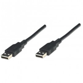 CABLE USB MANHATTAN V2.0 A MACHO-A MACHO 1.8MTS 306089