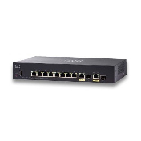 SWITCH CISCO SF352-08P-K9-NA 8 PUERTOS 10/100 POE 68W SWITCH CAPA 3