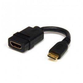 CABLE HDMI DE ALTA VELOCIDAD 12CM HDMI MINI HDMI STARTECH HDACFM5IN