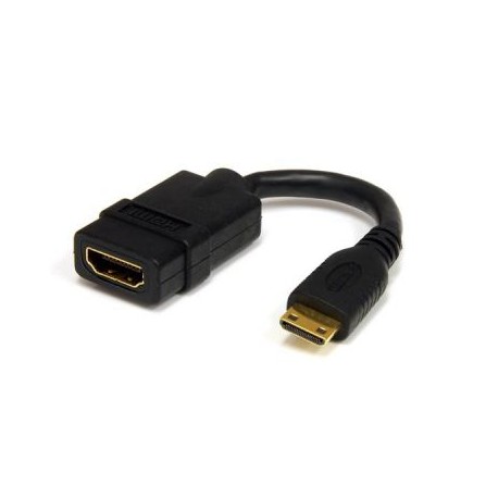 CABLE HDMI DE ALTA VELOCIDAD 12CM HDMI MINI HDMI STARTECH HDACFM5IN