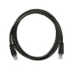 CABLE PATCH CONDUNET CATEGORIA 5E COLOR NEGRO 3 METROS 8699853DPC