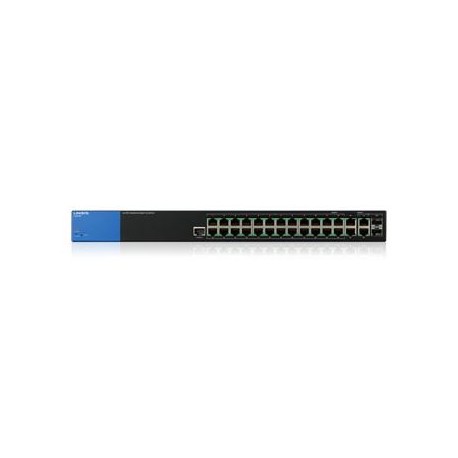 SWITCH LINKSYS ADMIN 28 PTOS PoE+ GIGABIT CAPA 2/3 + SFP LGS528P