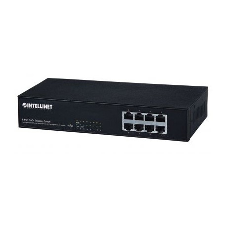 SWITCH 8 PTOS POE PARA ESCRITORIO 10/100 MBPS INTELLINET 560764