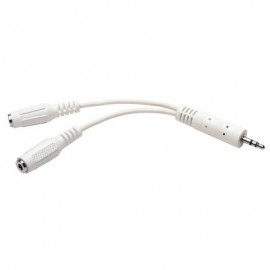 CABLE "Y" TRIPP LITE P313-06N-WH 3.5MACHO 2X3.5 HEMBRA 15CM BLANCO