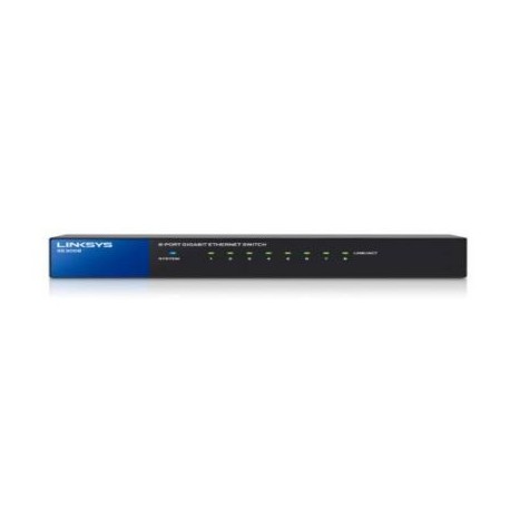 SWITCH LINKSYS METALICO 8 PTOS RJ45 GIGABIT 10/100/1000 SE3008