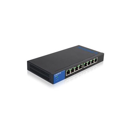 SWITCH LINKSYS METALICO 8 PTOS GIGABIT 4 PTOS PoE+ LGS108P